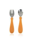 Babyjem Stainless Steel Baby Utensil Set - BPA Free, Ergonomic Design for Independent Eating Babyjem Stainless Steel Baby Utensil Set - Safe & Durable Baby Utensils, Stainless Steel Baby Cutlery, BPA Free Baby Utensils, Baby Fork and Spoon Set, Non-Toxic Baby Tableware, Ergonomic Baby Utensils, Baby Feeding Essentials, Durable Baby Utensils, Easy to Clean Baby Utensils, Independent Eating for Babies, Toddler Utensils, Stainless Steel Utensils for Kids, Safe Baby Utensils