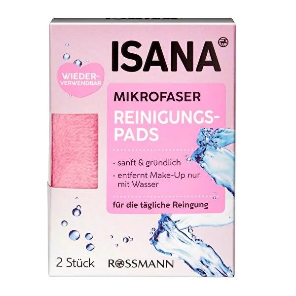 Isana Microfiber Facial Cleansing Pads - Reusable, Vegan & Dermatologically Tested | Gentle Deep Face Cleanse & Makeup Removal Isana Microfiber Cleansing Pads - Vegan & Reusable Makeup Remover microfiber cleansing pads, reusable makeup remover, vegan facial cleansing, dermatologically tested cleansing, gentle face cleansing, eco-friendly makeup removal, deep facial cleansing, Isana cleansing pads, facial cleansing, makeup removal, reusable pads, microfiber pads, vegan, cruelty-free, skincare, sensitive skin