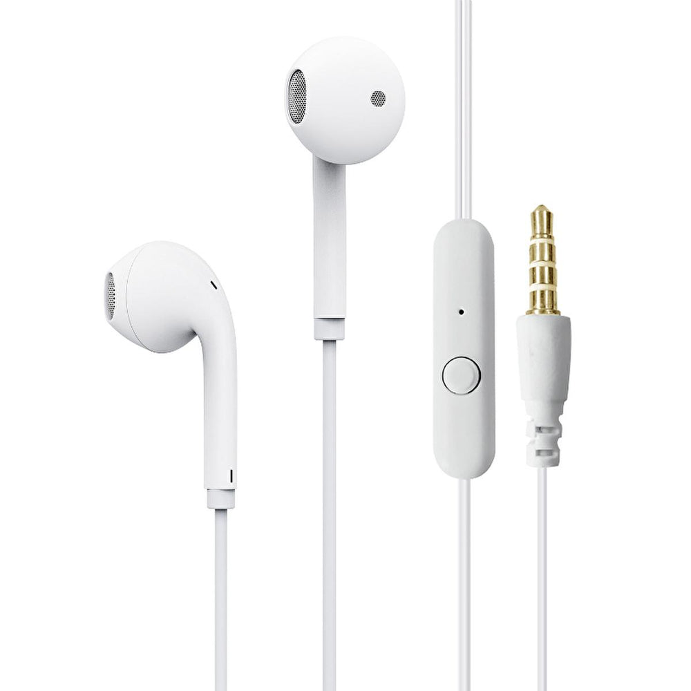 S-link Wired Headset with Microphone - Stereo Sound, Mobile Phone Compatible