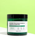 Some By Mi AHA-BHA-PHA 30 Days True Cica Clear Exfoliating Face Pads - Gentle Skincare for Blackheads & Whiteheads Some By Mi AHA-BHA-PHA Exfoliating Face Pads - Gentle Skincare Exfoliating face pads, Gentle skincare products, AHA BHA PHA facial cleanser, Soothing face pads, Low pH skincare, Skincare for blackheads, Skincare for whiteheads, Sensitive skin products, Natural skincare ingredients, Skincare routine essentials