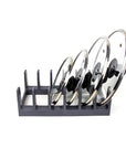 Decobella Pot Lid Organizer - Space Saving Kitchen Cabinet Organizer Holds 6 Lids, BPA-Free, Easy Access & Decluttering Decobella Pot Lid Organizer: Space Saving Kitchen Storage pot lid organizer, kitchen cabinet organizer, pot lid storage, BPA-free lid organizer, space saving kitchen organizer, cabinet lid organizer, kitchen organization, cookware lid storage, pot lid holder, pan lid organizer, kitchen storage solution, cabinet organizer, kitchen declutter, BPA-free, polypropylene, space saving, ergonomic
