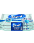 Selpak Cleansing Pocket Wet Wipes for Hands & Face 3-Pack