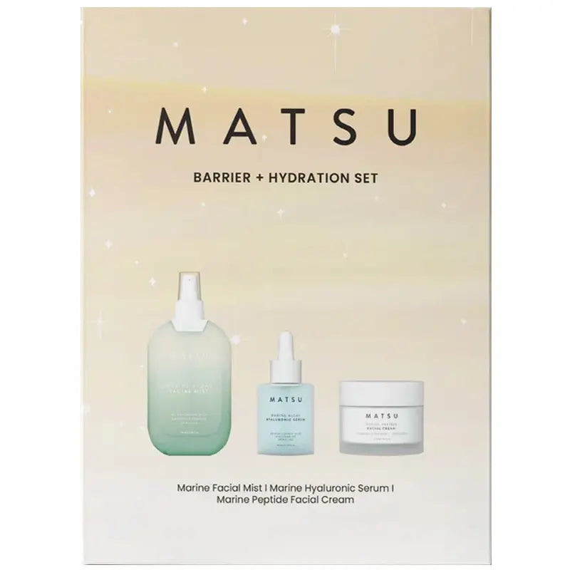 Matsu Barrier Hydration Moisturizing Skincare Set