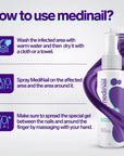 Medinail Nail Repair Spray Advanced Foot and Nail Spray Hand
