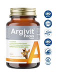 Argivit Focus Dietary Supplement - Multivitamin, Multimineral, Fosfatidilserin, L-Arginin for Adults and Children Over 11 Argivit Focus Supplement for Health & Focus Dietary Supplement, Multivitamin, Multimineral, Fosfatidilserin, L-Arginin, Adults, Children Over 11, Nutritional Supplements, Health Supplements, Wellness Products, Focus Support, Nutritional Gaps, Easy Supplementation, Convenient Health Solutions, Daily Nutrition, Health and Wellness
