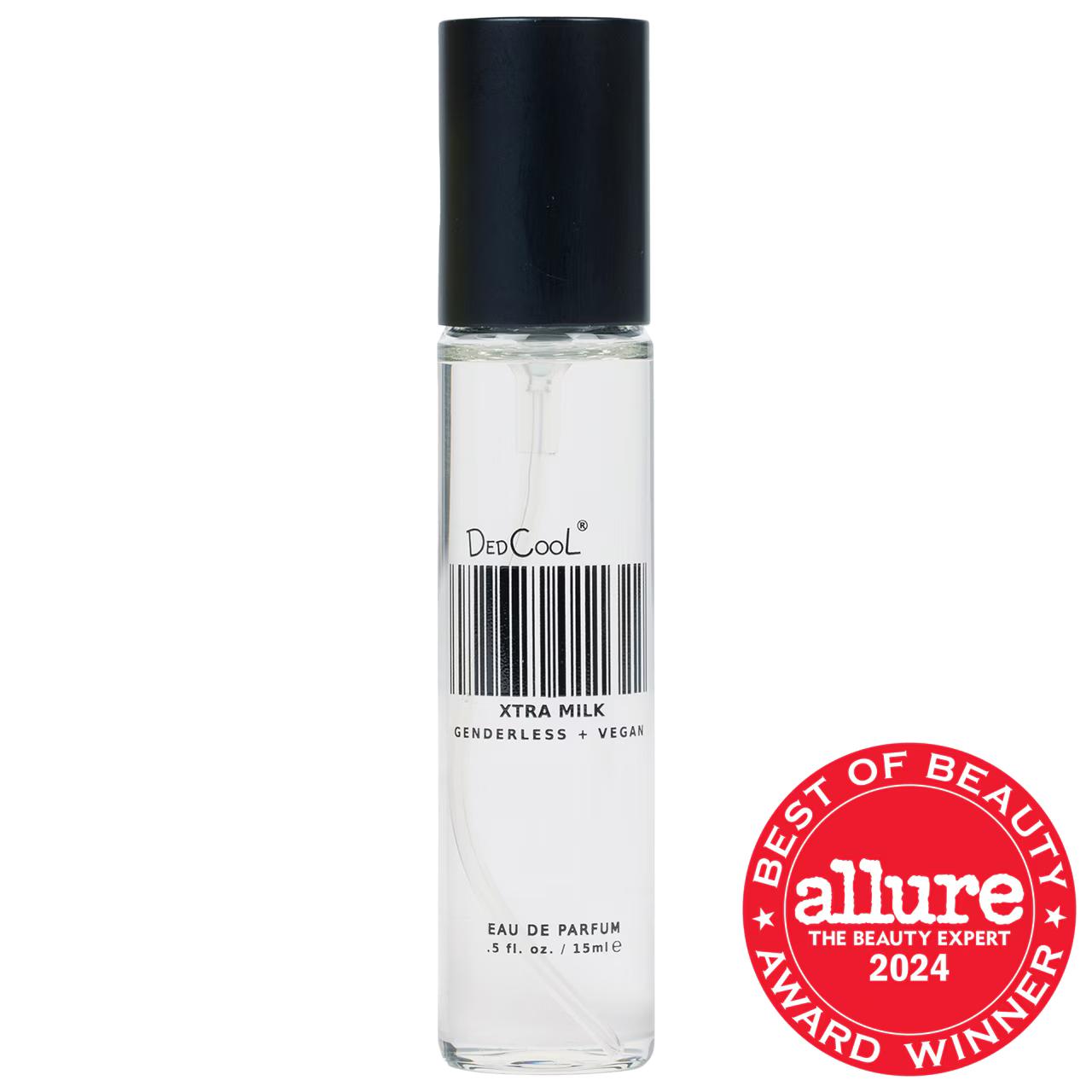 DedCool Xtra Milk Eau de Parfum: Warm, Spicy, & Vegan - Experience the Comforting Scent of Amber, Bergamot, & White Musk DedCool Xtra Milk: Warm Vegan Perfume | Sustainable & Nontoxic Eau de Parfum, Warm Spicy fragrance, Vegan perfume, Nontoxic perfume, Amber Bergamot White Musk perfume, Genderless fragrance, Sustainable perfume, Clean beauty fragrance, Warm fragrance, Spicy fragrance, Unisex perfume, Cruelty-free perfume, Ethical beauty, Bergamot, White Musk, Perfume for women, Perfume for men, Everyday fr