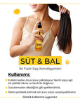 Morfose Milk & Honey Double Phase Leave-In Conditioner & Heat Protectant Spray for Nourished Hair - 7.45 fl oz Morfose Milk & Honey Leave-In Conditioner & Heat Protectant hair care product, leave-in conditioner, heat protectant, milk and honey hair treatment, double-phase hair serum, hair nourishment, hair repair, heat damage prevention, natural hair care, hair health, Morfose, hair serum, hair treatment, daily hair care