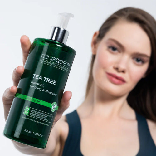 Mineaderm Tea Tree Face and Body Wash for Oily Skin 400 ml