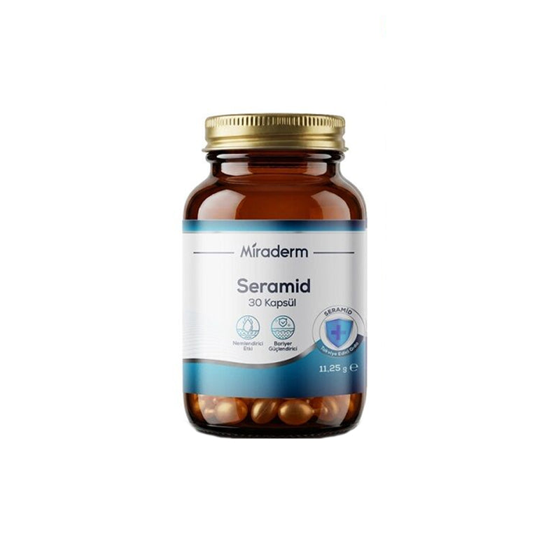 Miraderm Ceramide Dietary Supplement for Skin Hydration 30 Capsules