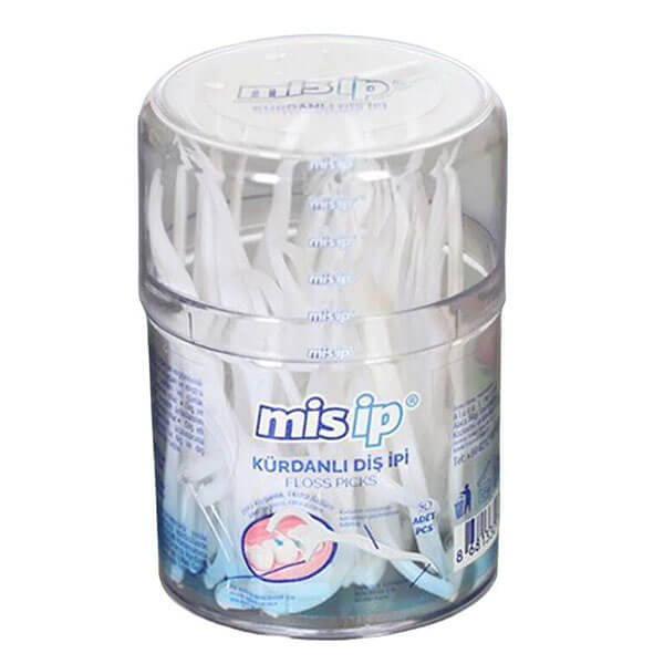 Misip Plus Dental Floss Picks for Easy Cleaning 50 Count