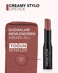 Flormar Nude Creamy Stylo Lipstick: Hydrating, High Pigment, Semi-Gloss Finish for Everyday Wear - Non-Drying, Twist-Up Design Flormar Nude Lipstick: Creamy, Hydrating & High Pigment creamy lipstick, moisturizing lipstick, semi-gloss lipstick, nude lipstick, high pigment lipstick, Flormar lipstick, hydrating lip color, non-drying lipstick, everyday lipstick, twist up lipstick, lipstick, lip color, lip gloss, moisturizing, hydrating, high pigment, creamy, semi-gloss, nude, everyday wear, twist up, makeup, be