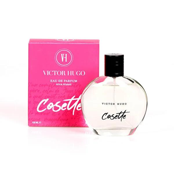 Victor Hugo Women's Edp Cosette Perfume 100ml - Long Lasting Floral Fragrance for Confident Women Victor Hugo Edp Cosette Perfume for Women Victor Hugo perfume, Kadın Parfüm, Edp Cosette, 100 ml perfume, Women's fragrance, floral fragrance, long lasting perfume, confident women, self-expression, perfume for women, Eau de Parfum
