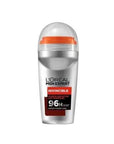 Loreal Paris Men Expert Invincible 96 Hours Roll-On Deodorant for Men - Long Lasting Antiperspirant Protection Loreal Paris Men Expert 96Hr Roll-On Deodorant - Long Lasting Men's Roll-On Deodorant, Long Lasting Antiperspirant, Loreal Paris Men Expert, 96 Hours Protection Deodorant, Anti-Stain Deodorant for Men, Men's Grooming, Personal Care, Antiperspirant Deodorant, Men's Hygiene, Long Lasting Freshness