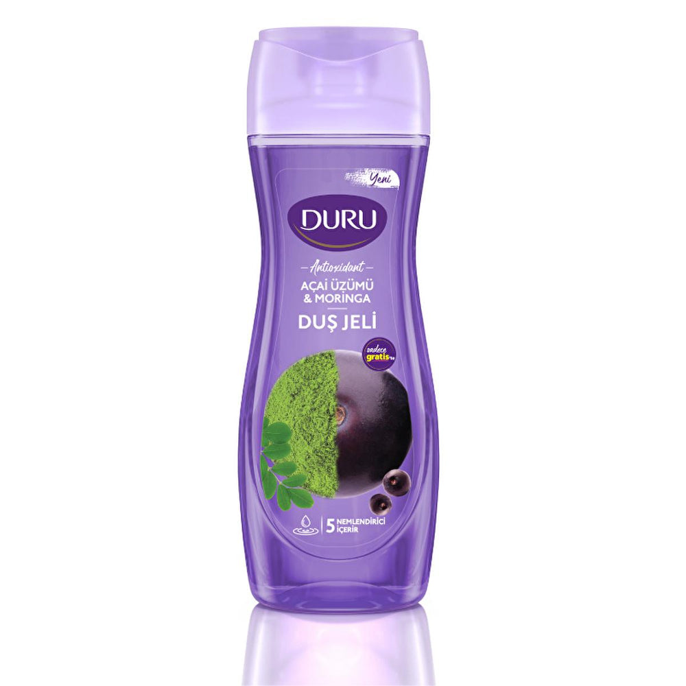 Duru Acai Berry & Moringa Shower Gel - Nourishing Body Wash for Soft & Smooth Skin Duru Acai Berry & Moringa Shower Gel - Nourishing Body Wash Acai Berry Shower Gel, Moringa Shower Gel, Nourishing Body Wash, Relaxing Bath Products, Natural Personal Care, Soft Skin, Smooth Skin, Antioxidant-rich Shower Gel, Tense-relieving Fragrance, Pampering Shower Experience, Bathing Essentials, Skincare, Wellness, Self-care, Body Care, Natural Ingredients, Organic Skincare, Luxury Bath Products