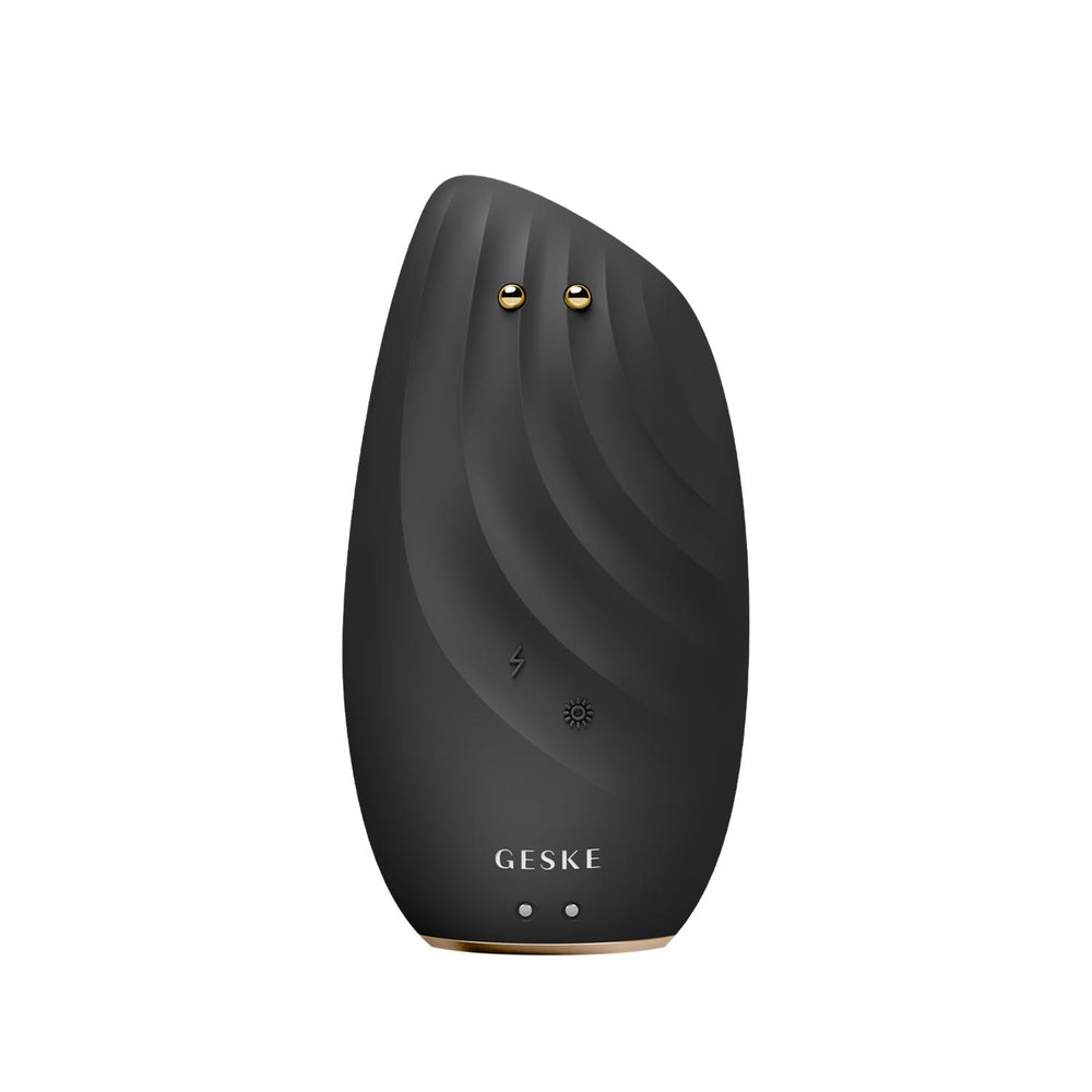Geske Sonic Thermo Facial Brush & Face-Lifter in Black