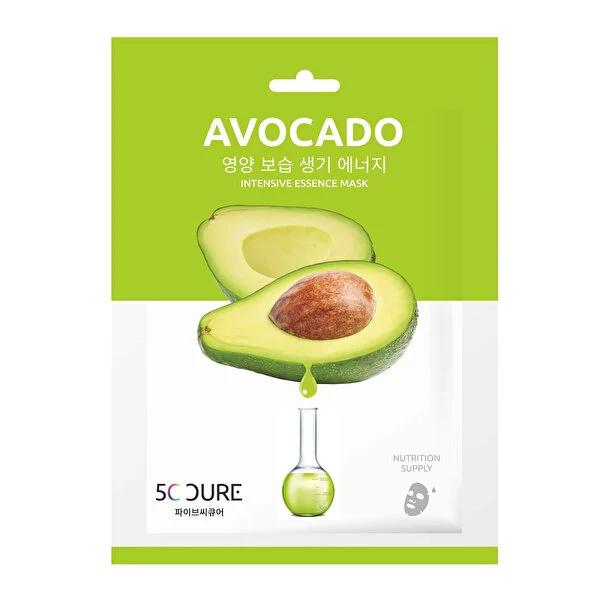 5C Cure Avocado Hydrating Sheet Mask: Deeply Moisturizes, Soothes & Revitalizes Dry Skin - Natural Face Mask for Glowing Skin 5C Cure Avocado Mask: Hydrate & Soothe Dry Skin Avocado sheet mask, Hydrating face mask, Moisturizing sheet mask, Dry skin mask, Anti-aging sheet mask, Soothing face mask, Natural skincare mask, Sheet mask for glowing skin, face mask, sheet mask, hydrating mask, moisturizing mask, dry skin treatment, anti-aging treatment, soothing mask, natural skincare, glowing skin, skincare, beaut