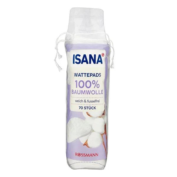 Isana 100% Cotton Pads for Makeup Removal & Daily Skincare - Round Shape, Gentle & Absorbent, Pack of 70 Isana 100% Cotton Pads for Gentle Makeup Removal cotton pads, makeup removal, daily skincare, natural skincare products, 100% cotton pads, gentle skincare, absorbent cotton, round cotton pads, skincare essentials, makeup remover, natural makeup removal, skincare routine, Isana cotton pads