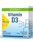 Voonka Vitamin D3 400 IU Kids Spray Supplement - Sugar-Free, Preservative-Free, Supports Bone Health & Immune System Voonka Vitamin D3 Kids Spray - Sugar-Free & Preservative-Free Vitamin D3 supplement for kids, Children's dietary supplements, Vitamin D3 spray, Sugar-free vitamin supplements, Kids' health supplements, Preservative-free supplements, Bone health support, Immune system support, Easy-to-use vitamin spray, MCT Vitamin D3, Healthy kids supplements, Dietary supplements for children, Vitamin D3 400