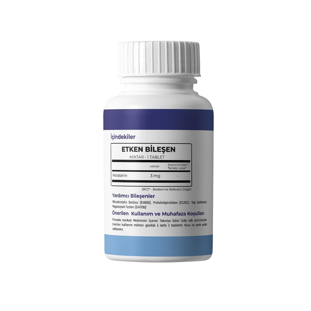 PF ProMela Melatonin Supplement 3mg - 60 Tablets for Sleep Regulation and Support - view 4