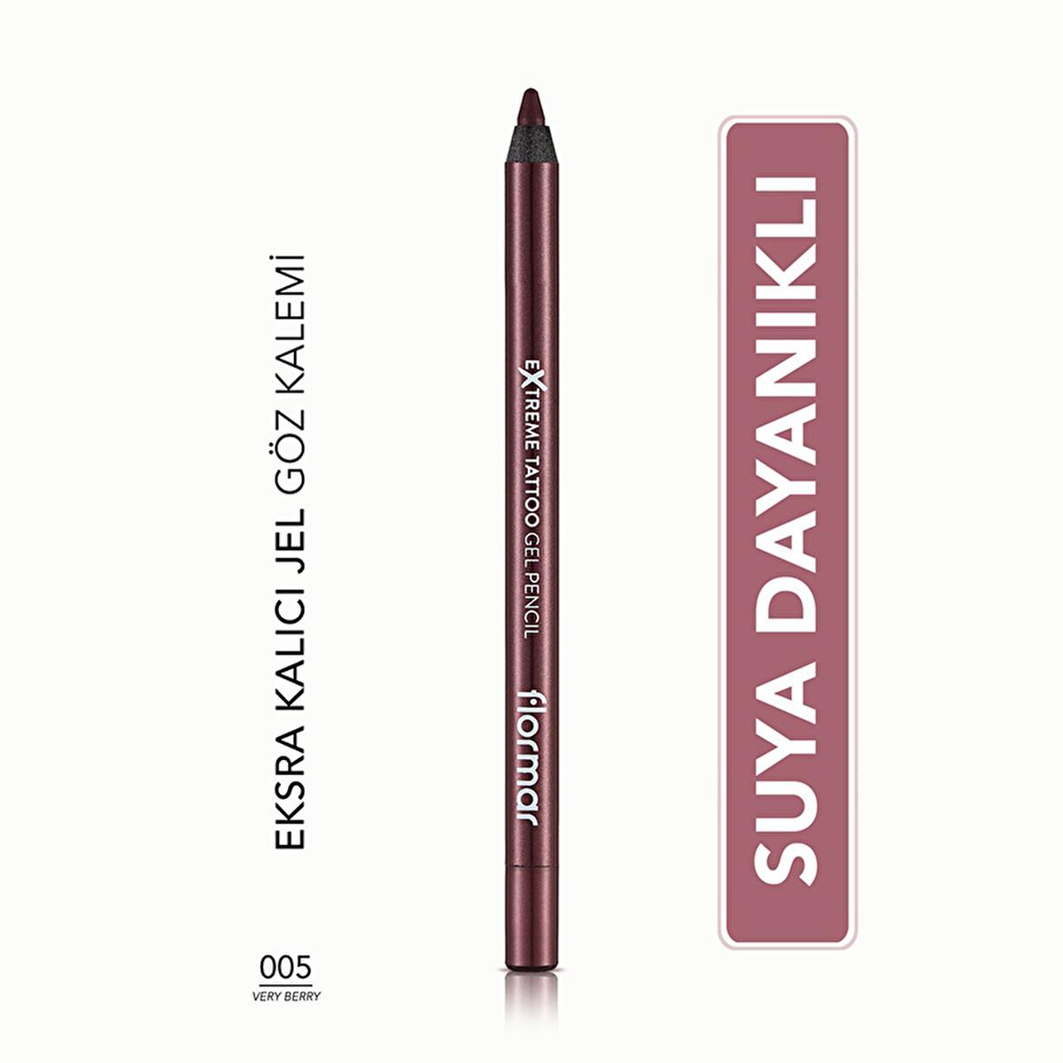 Flormar Extreme Tattoo Very Berry Gel Eyeliner Pencil: Waterproof, Smudge-Proof, & Long-Lasting Intense Purple Eye Definition Flormar Very Berry Eyeliner: Waterproof, Smudge-Proof, Long-Lasting waterproof eyeliner, smudge proof eyeliner, gel eyeliner pencil, long lasting eyeliner, intense pigment eyeliner, Flormar eyeliner, eye makeup, kajal eyeliner, Very Berry eyeliner, purple eyeliner, eyeliner, eye pencil, makeup, beauty, cosmetics, smudge-proof, waterproof, long-lasting, intense color, eye definition,
