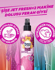 Yumos Jet Fresh Fabric Refreshing Spray Orkide Fragrance 6.76 fl oz - Quick Refresh, De-Wrinkle, Dermatologically Tested Yumos Jet Fresh Spray - Quick Refresh & De-Wrinkle fabric refreshing spray, clothing refresher, de-wrinkle spray, Yumos Jet Fresh, Orkide fragrance, quick refresh, dermatologically tested, fabric care, laundry convenience, freshness guaranteed, anti-wrinkle spray, travel essentials, busy professional, garment care, Yumos Extra softener, nonionic active ingredient, perfume, Benzisothiazoli