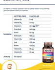Dynavit Multivitamin Supplement - Comprehensive Vitamins & Minerals with Koenzim Q10 & Rodiola Extract for Overall Health Dynavit Multivitamin Supplement for Overall Health multivitamin, dietary supplement, vitamins and minerals, Koenzim Q10, Rodiola Extract, health supplement, wellness, nutrition, dietary support, health conscious, busy professionals, nutrient deficiency, antioxidant support, stress management, energy boost, daily supplement, vitamin C, zinc, iron, selenium