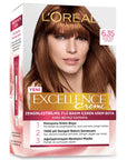 Loreal Paris Excellence Creme Hair Dye - 100% Grey Coverage, Long-Lasting Color - Shampoo