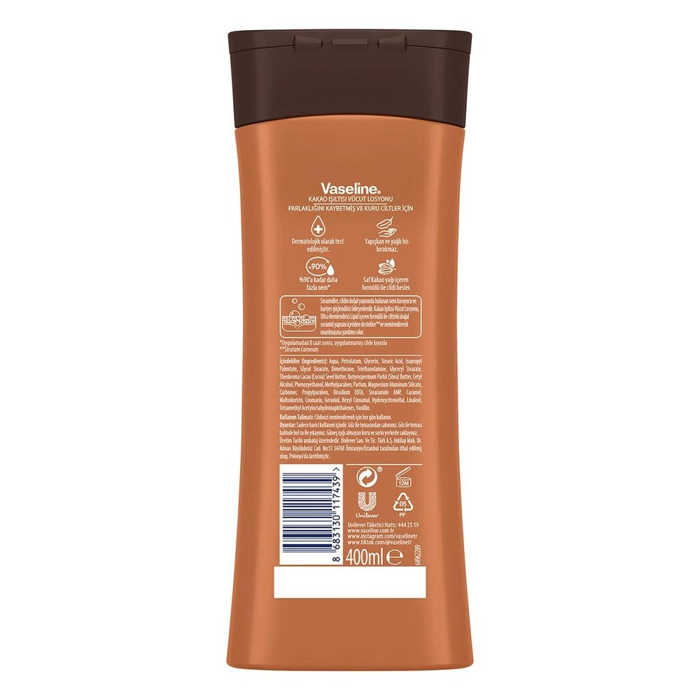 Vaseline Cocoa Radiant Body Lotion for Dry Skin 400 ml