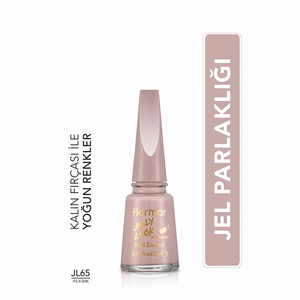 Flormar Jelly Look High-Shine Gel Effect Nail Polish 11ml