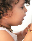 Babyjem Amber Teething Bracelet for Babies - Natural Pain Relief, Individually Knotted Amber Stones - view 4