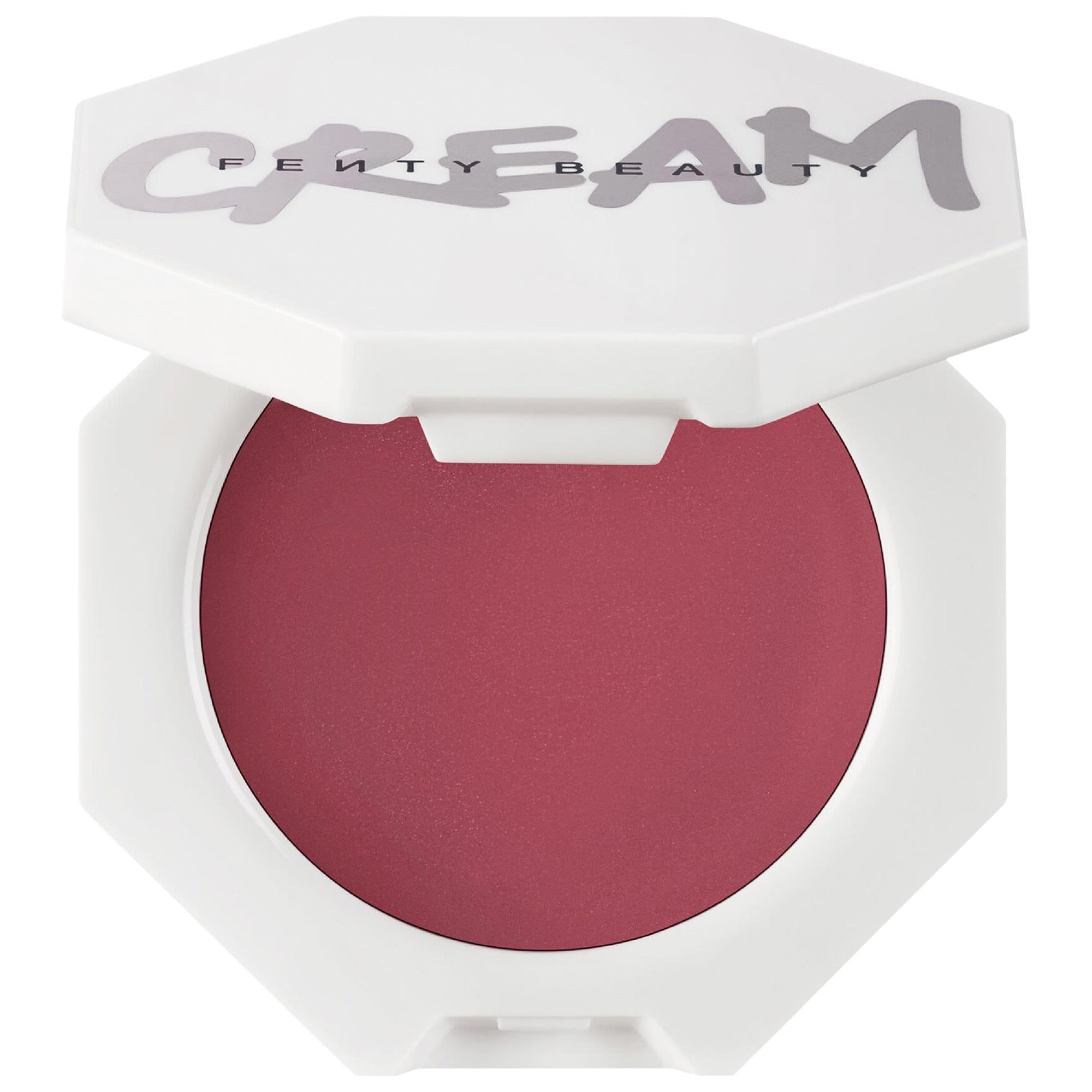 Fenty Beauty Cream Blush - Natural, Sheer & Buildable Color - Vegan & Cruelty-Free - Long-lasting, Water-Resistant Formula Fenty Beauty Cream Blush - Natural, Buildable, Vegan Blush cream blush, vegan blush, cruelty-free blush, natural blush, sheer blush, buildable blush, sweat resistant blush, water resistant blush, easy to apply cream blush, non-greasy cream blush, blush, makeup, cheek makeup, vegan makeup, cruelty-free makeup, natural makeup, sheer makeup, buildable makeup, sweat resistant makeup, water