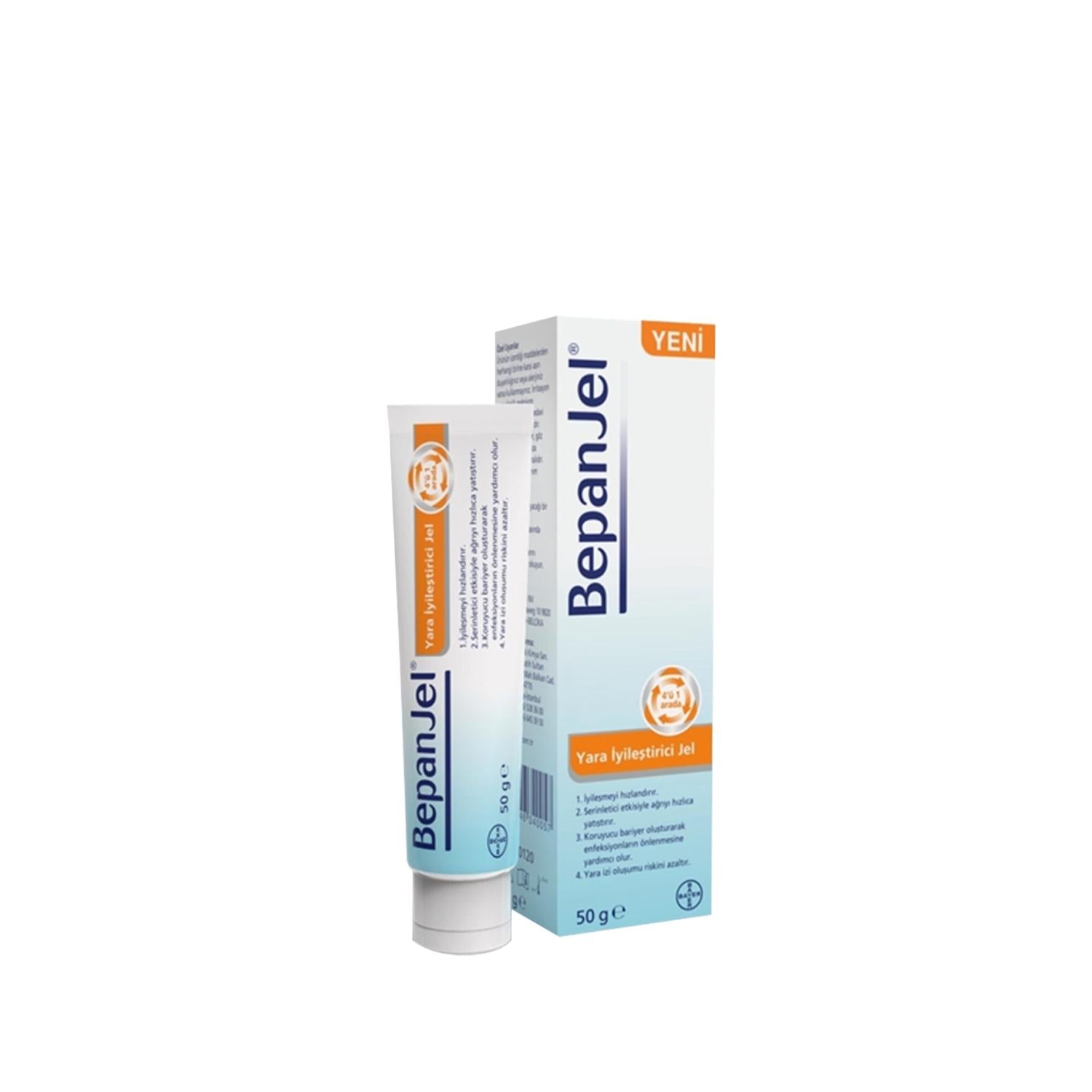Bepanthol Bepanjel Wound Healing Gel 50ml - Gentle, Fast Recovery for Minor Cuts & Scrapes Bepanthol Bepanjel Wound Healing Gel 50ml Bepanthol Bepanjel, Wound Healing Gel, Skin Care, Minor Cut and Scrapes Treatment, Dermatological Care, Gentle Wound Care, Fast Recovery, Sensitive Skin Care, Bepanthol Brand, 50ml, Wound Healing, Skin Irritation Relief