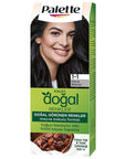Palette Natural Hair Dye - Gece Mavisi (Night Blue) Permanent Hair Color with Natural Ingredients Palette Gece Mavisi Hair Dye - Natural & Long-Lasting Hair Dye, Natural Hair Color, Permanent Hair Dye, Palette Hair Color, Gece Mavisi Hair Color, Night Blue Hair Dye, Long-lasting Hair Color, Natural Ingredients Hair Dye, Hair Coloring, Beauty Products, Hair Care, Cosmetics