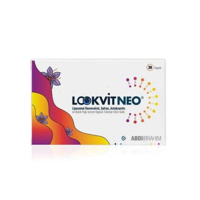 Lookvit Neo Dietary Supplement for Antioxidant Support & Heart Health - 30 Capsules Lookvit Neo Dietary Supplement for Heart Health & Antioxidants dietary supplement, omega-3 fatty acids, antioxidant support, resveratrol, saffron extract, heart health, nutritional supplement, health and wellness, vitamin C, vitamin E, zinc, copper, astaxanthin, fish oil, DHA, EPA, lutein, zeaxanthin