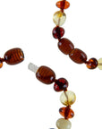 Babyjem Amber Teething Bracelet for Babies - Natural Pain Relief, Individually Knotted Amber Stones - view 2