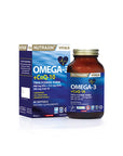 Nutraxin Omega-3 + CoQ-10 Dietary Supplement for Heart Health Support - 60 Softgel Capsules - Vitamin & Supplement