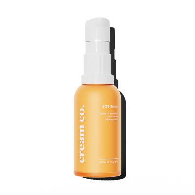 Cream Co. SOS Serum for Skin Care - Natural Hypoallergenic Skincare with Salicylic Acid & Aloe Vera Cream Co. SOS Serum - Natural Hypoallergenic Skincare SOS Serum, Skin Care Serum, Natural Skincare, Hypoallergenic Skincare, Salicylic Acid Serum, Aloe Vera Serum, Oat Kernel Skincare, Skincare for Sensitive Skin, Acne Treatment, Moisturizing Serum, Soothing Skincare, Skin Tone Balancing, Cruelty-Free, Dermatologically Tested, Paraben-Free, Alcohol-Free, Sulfate-Free
