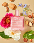 Nuxe Huile Prodigieuse Florale Or: Multi-Purpose Shimmering Dry Oil for Radiant Skin & Hair - Natural Glow, Floral Scent, Lightweight Formula, 1.69 fl oz Nuxe Shimmering Dry Oil - Radiant Skin, Floral Scent | Multi-Purpose shimmering dry oil, multi-purpose oil, floral body oil, radiant skin oil, natural glow oil, Nuxe Huile Prodigieuse Florale Or, pink gold shimmer oil, tsubaki oil skincare, argan oil hair treatment, body oil, hair oil, face oil, shimmering oil, floral scent, natural ingredients, lightweigh