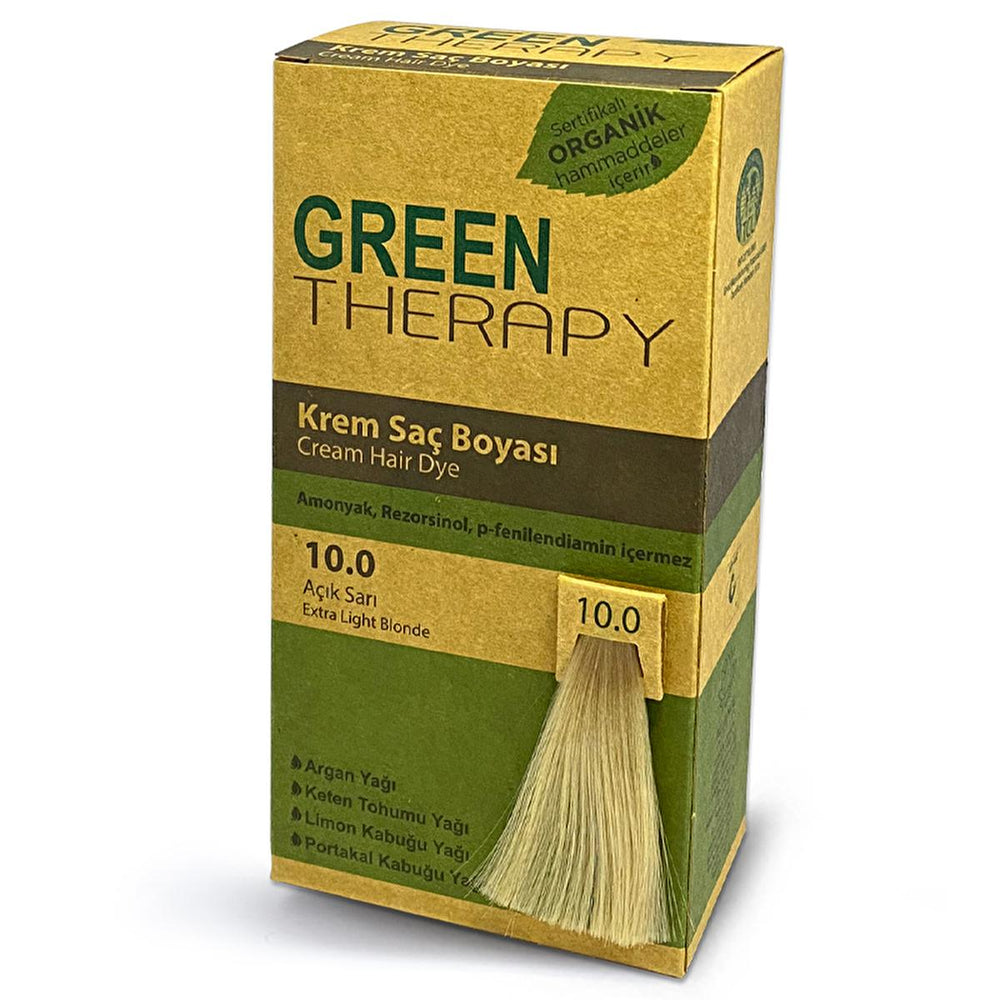 Green Therapy Ammonia-Free Hair Dye - Natural Hair Color with Argan Oil - Hair Dye