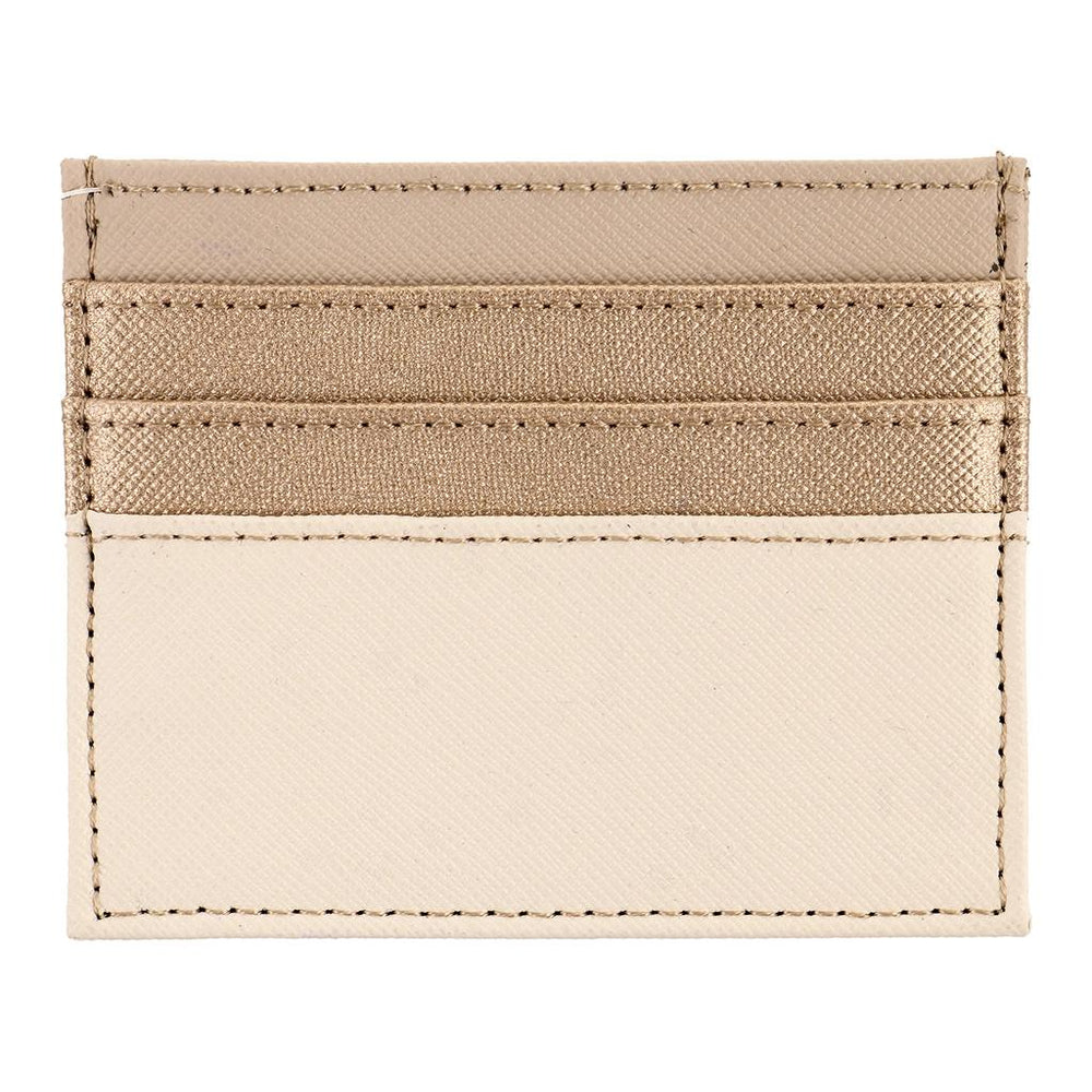Eklips Cream Card Holder & Compact Wallet
