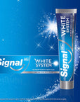 Signal White Now Teeth Whitening Toothpaste: Instant & Long-Lasting White Smile, Removes Stains, Promotes Dental Hygiene - Complete Oral Care Signal White Now: Teeth Whitening Toothpaste - Whiter Smile! teeth whitening toothpaste, teeth whitening, white teeth, remove tooth stains, Signal White Now, Signal White System, dental hygiene, oral care, whitening toothpaste, brighter smile, stain removal, fluoride, cavity protection, enamel protection, gentle cleaning, daily use, confident smile, oral health, natur