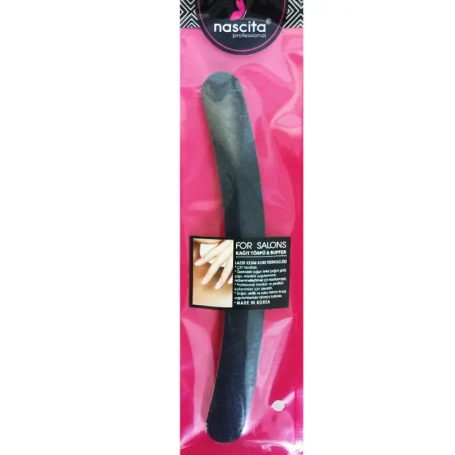 Nascita Single Black Paper Nail File for Shaping