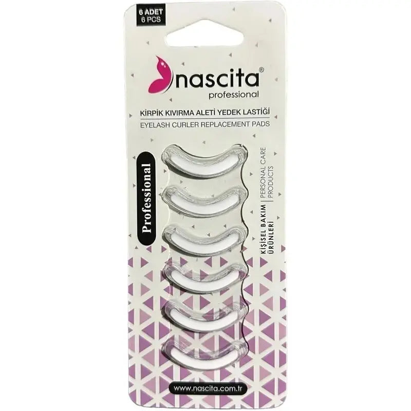 Nascita Eyelash Curler Replacement Pads White 6-Pack