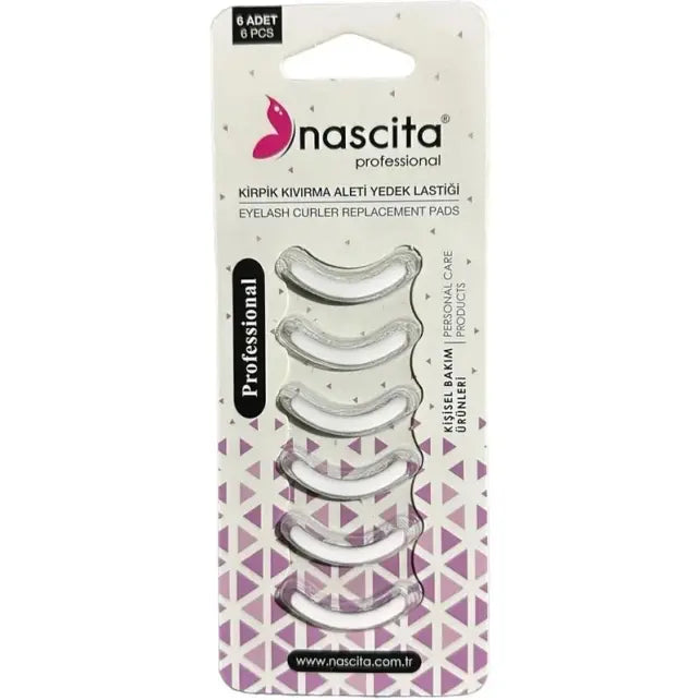 Nascita Eyelash Curler Replacement Pads White 6-Pack