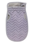 Nascita Cotton Bath Mitt Purple Gentle Exfoliating Glove 1 pc
