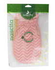Nascita Pink Cotton Bath Mitt for Gentle Exfoliation