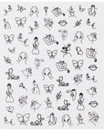 Nascita Nail Art Sticker No: 02 - Easy Nail Styling