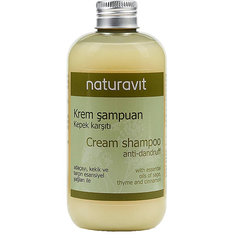 Naturavit Cream Shampoo Anti-Dandruff with Essential Oils 250ml