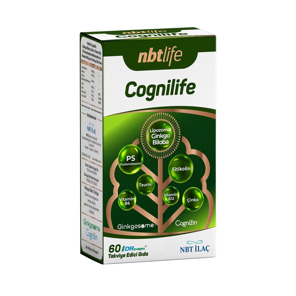 NBTLife Cognilife 60 Capsules - Vitamin & Supplement