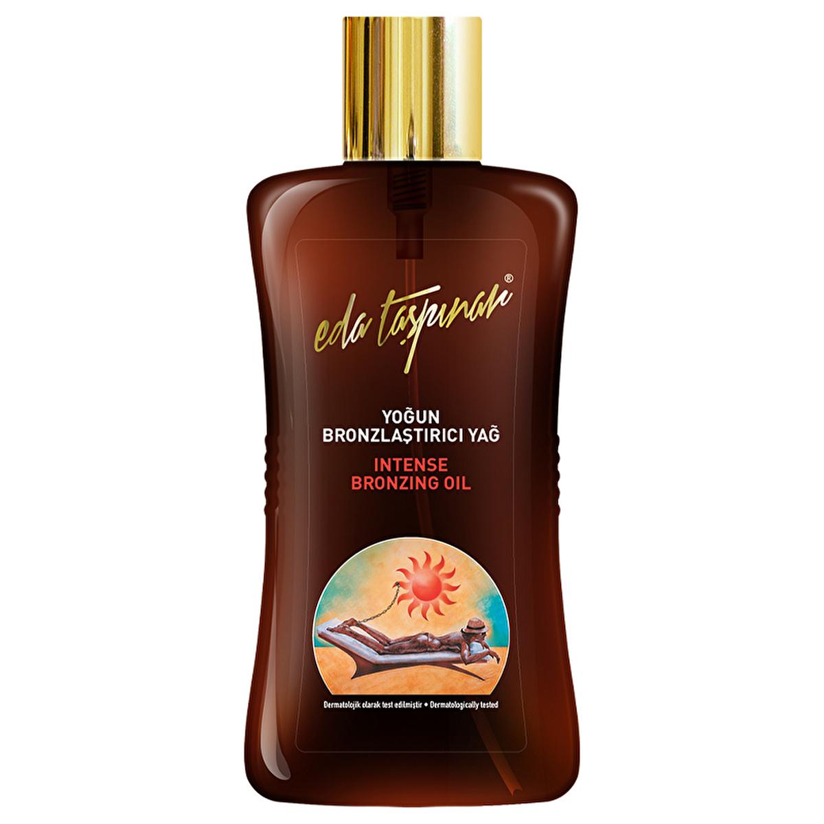 Eda Taşpınar Yoğun Bronzlaştırıcı Yağ: Intense Dark Tanning Oil with Argan & Carrot Oil for a Perfect Mediterranean Bronze, SPF 0, 200ml Eda Taşpınar Dark Tanning Oil: Mediterranean Bronze, Argan Oil tanning oil, bronzing oil, dark tanning oil, natural tanning oil, argan oil tanning, carrot oil tan, coconut tanning oil, SPF 0 tanning oil, Eda Taspinar tanning, intense tanning oil, olive skin, dark skin, fast tan, skincare, pleasant fragrance, Mediterranean bronze, skin elasticity, moisturization, prevent st